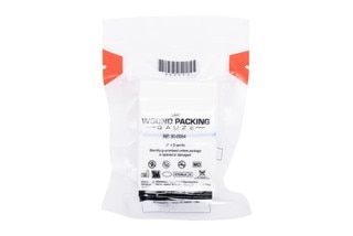 Sealed package of 1-ply wound packing gauze